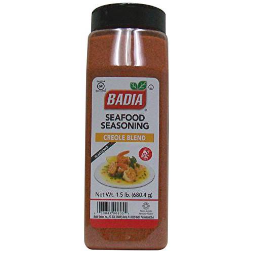 Badia Seafood Seasoning Creole Blend(Blackened),1.5 Pound (Pack of 6)