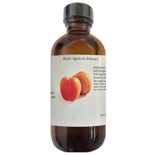 OliveNation Pure Apricot Extract - 8 ounces - Gluten-free, Sugar-free - Premium Quality Flavoring Extract for Baking