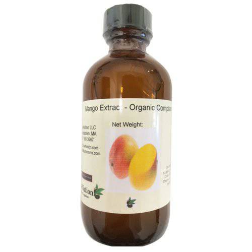 OliveNation Premium Mango Extract - 4 ounces - Gluten-free and Sugar-free - Premium Quality Flavoring Extract For Baking