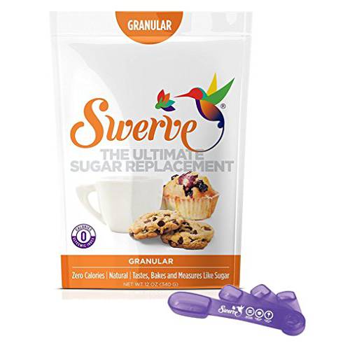 Swerve Sweetener 12oz (Granular with Spoons, 1 Pack)