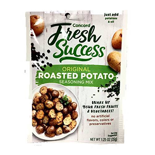 Concord Foods Roasted Potato Seasoning Mix, Original, 1.25-Ounce Pouches (VALUE Pack of 18 Pouches)