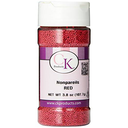 CK Products 3.8 Ounce Non Pareils Bottle, Red