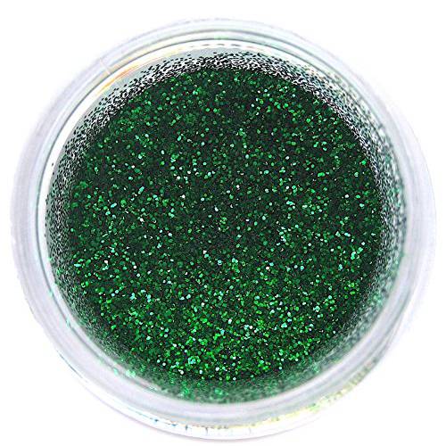Christmas Green Craft Glitter Dust | Shiny Green Glitter | Decoration Dust for Cake Accessories, DIY Crafting | Glitter Dust for Decoration | Brillantina | Sunflower Sugar Art