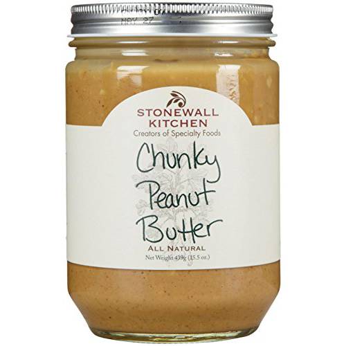 Stonewall Kitchen All Natural Chunky Peanut Butter, 15.5 Ounces