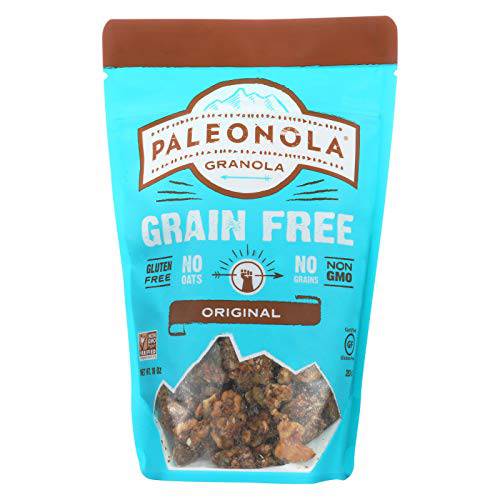 Paleonola – Grain Free Granola Original Flavor – Non-GMO, Grain, Soy, Gluten, Dairy Free – Low Carb Protein Snack For A Healthy Breakfast
