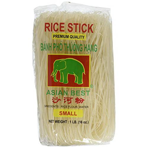 Asian Best Premium Rice Stick Noodle, 16 oz (3 Pack)