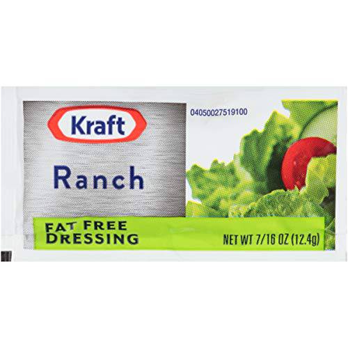Kraft Fat Free Ranch Salad Dressing Single Serve (200 ct Casepack)