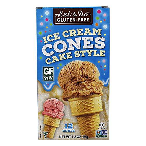 Let’s Do Gluten Free Ice Cream Cones - 1.2 oz