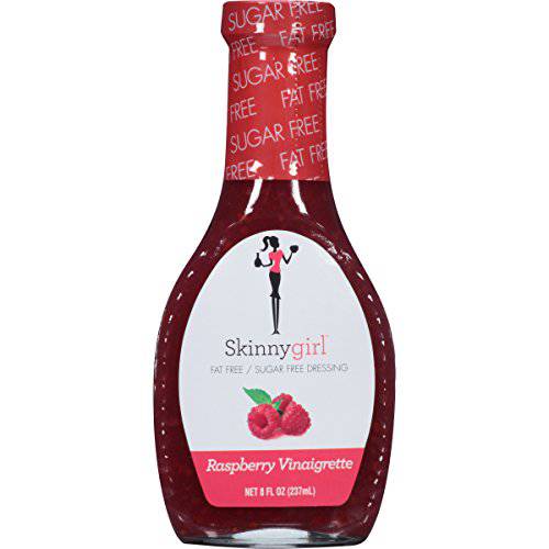 Skinnygirl Fat-Free Salad Dressing, Sugar-Free Raspberry Vinaigrette, 8 Ounce (Pack of 12)