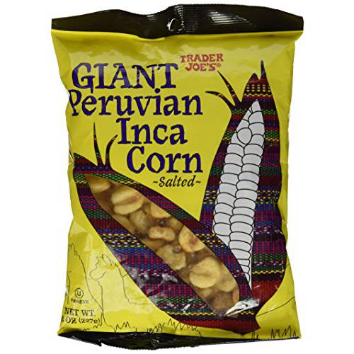 Trader Joe’s Giant Peruvian Inca Corn Salted Crunchy Snack 8 Oz