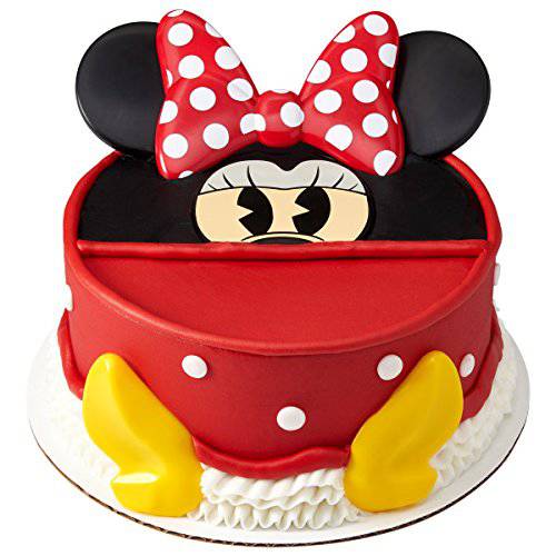 DecoPac Disney Minnie Mouse Creations DecoSet Topper, 1 Count (Pack of 1), Cake Decoration