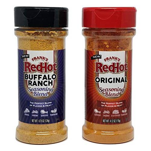 Frank’s RedHot Seasoning Set: Frank’s RedHot Original and Buffalo Ranch - Set of 2 Frank’s RedHot Seasoning Blends