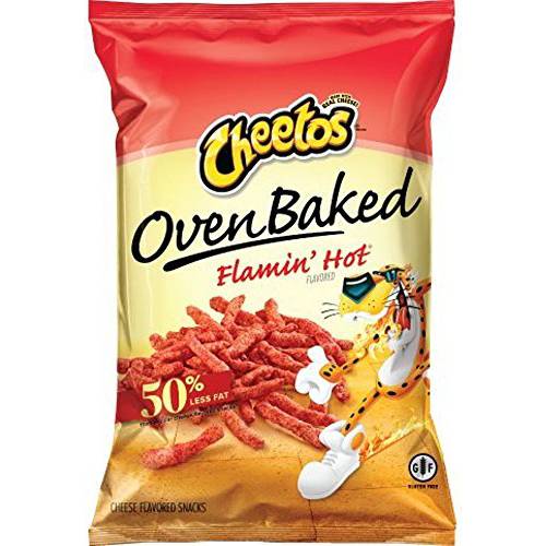 Cheetos Oven Baked Flamin Hot Less Fat 7 5/8 oz. (3 Bags)