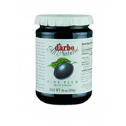 d’arbo All Natural Fine Plum Fruit Spread, 16 Ounce