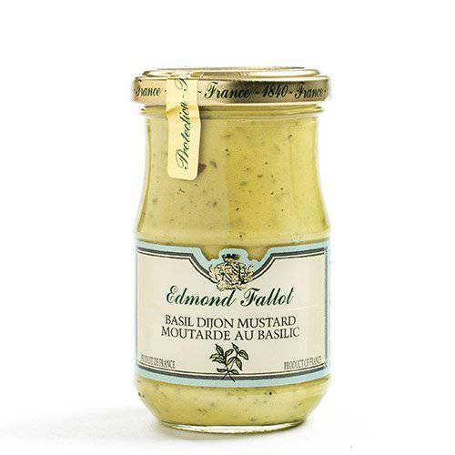 Edmond Fallot Dijon Mustard with Basil (7 ounce)