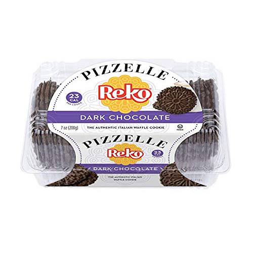 Reko Pizzelle Authentic Italian Style Waffle Cookie, Chocolate, 7 Ounce (Pack of 1)…