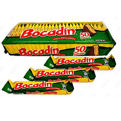Bocadin Wafer Snack Cookies, 50 Count