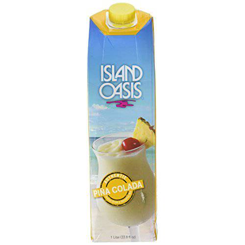 Island Oasis SB3X Premium Pina Colada Drink Mix Bottle, 1 L