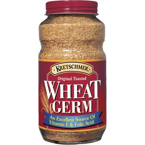 Kretschmer Original Toasted Wheat Germ, 20-Ounce Glass Jar (Pack of 2)