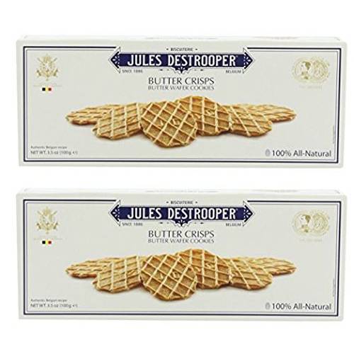 Jules Destrooper Cookie Butter Crisp 3.5 ounces (Pack of 2)