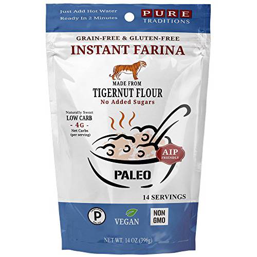 Instant Farina, AIP Friendly, Certified Paleo, Gluten & Grain Free (14 Ounce)