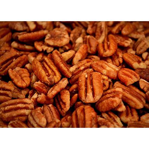 Pecan Shop Unsprayed Sprouted 2 lb Raw Wild-Harvested Family Recipe Crispy Sea Salt Texas Native Pecans-Fresh Direct Ship