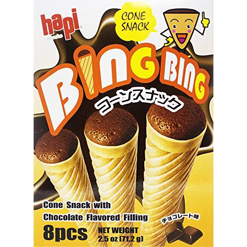Hapi Bing Bing Ice Cream Scone Snack, Chocolate, 2.51 Ounce