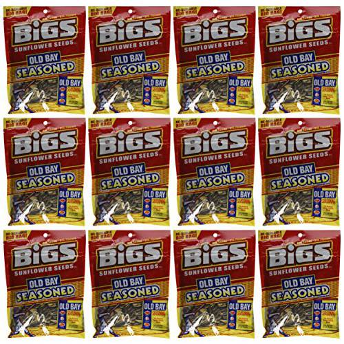 Bigs Old Bay Catch of the Day Seasoned Sunflower Seeds, 5.35 Ounce  12 per case