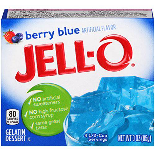 Jell-O Berry Blue Gelatin Mix (3 oz Box)