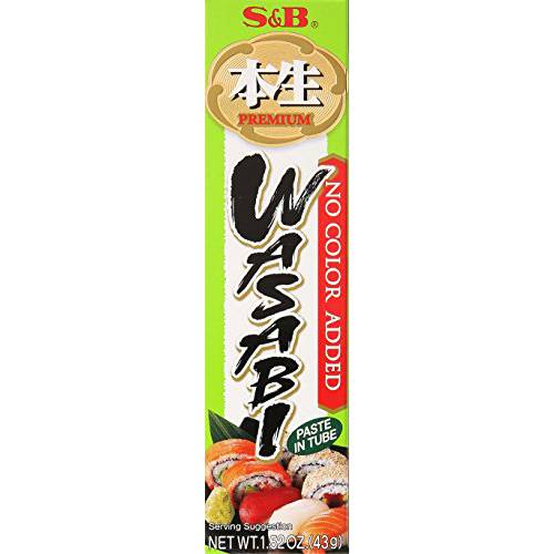 S&B Premium Wasabi Paste in Tube, 1.52 Ounce