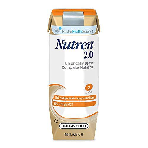Nutren 2.0 Complete Liquid Nutrition Unflavored 8 oz. Can [Case of 24]