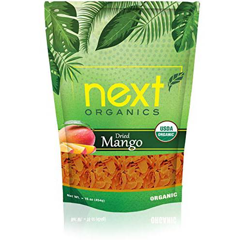 Next Organics Dried Mango, 16 oz Bag (Pack of 3)
