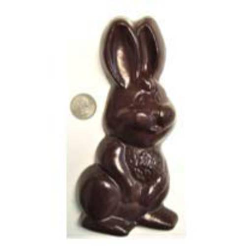 Giant Floppy Ears SUGAR FREE Solid Chocolate Easter Bunny, 11 oz, 8 inches (MILK CHOCOLATE)