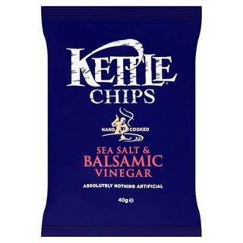 Kettle Chips Sea Salt & Balsamic Vinegar 40G X Case Of 18