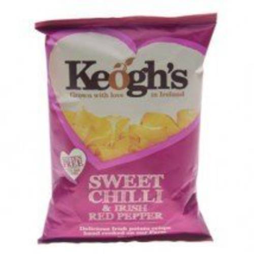 Keogh’s Sweet Chilli and Irish Red Pepper Crisps 50g x 3