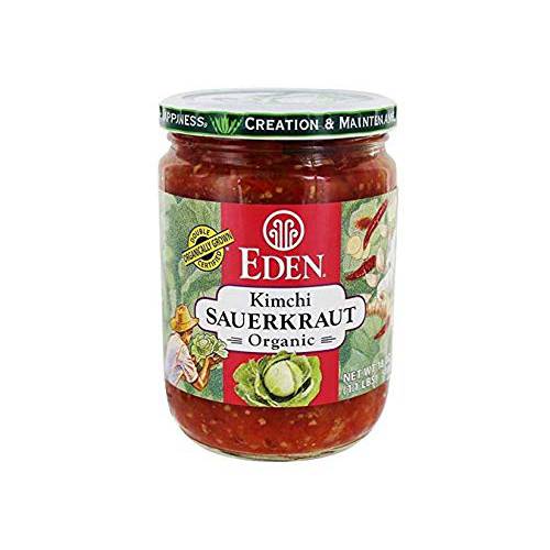 Eden Foods Sauerkraut - Kimchi, Organic 18 oz (Pack of 3)