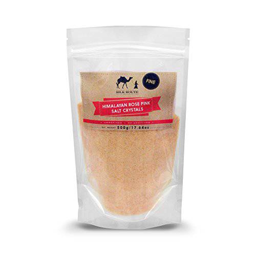 Silk Route Spice Company Fine Himalayan Rose Pink Salt Resealable Pouch 1.1lb