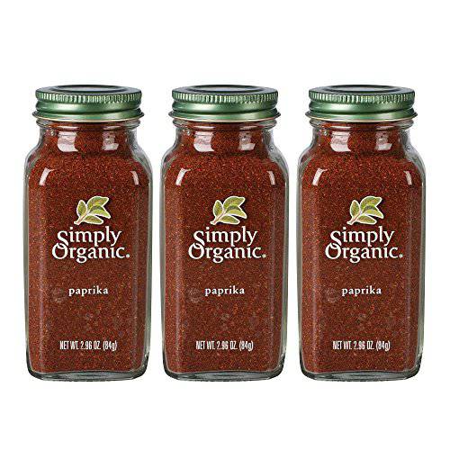 Simply Organic Ground Paprika, Certified Organic | 2.96 oz | Pack of 3 | Capsicum annuum