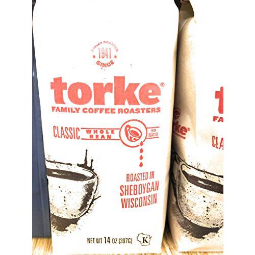 Torke Gourmet Whole Bean Coffee 14 Oz Bag