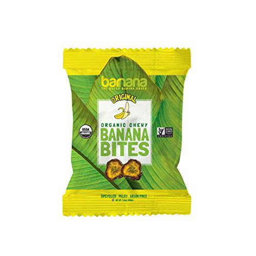 Barnana Organic Original Chewy Banana Bites, 1.4 Ounce Bag (Pack of 12)