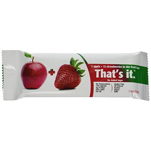 Apple & Strawberry Fruit Bars 1.20 Ounces (Case of 24)