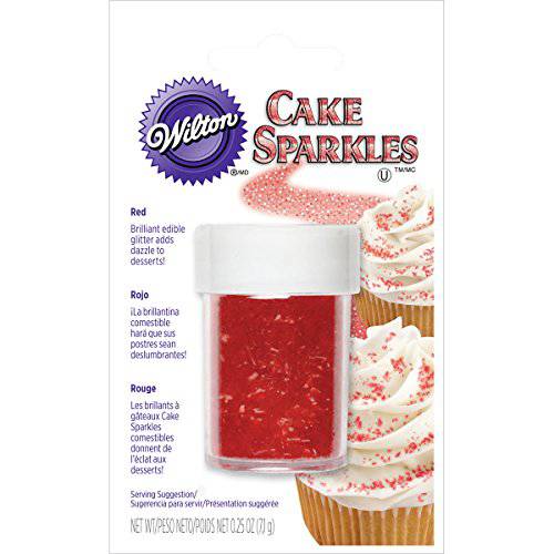 Wilton Red Cake Sparkles
