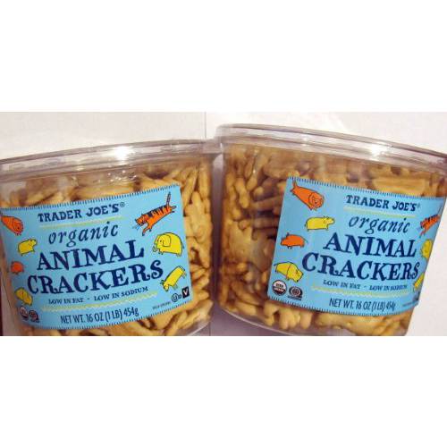 Trader Joes Organic Animal Crackers-2 pkgs.