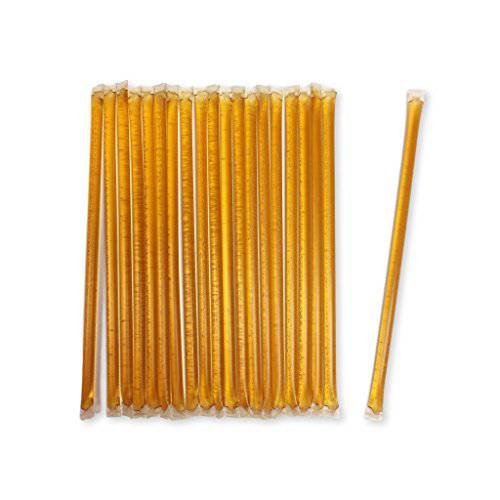 The Honey Jar Wildflower Flavored Raw Honey Sticks - Pure Honey Straws For Tea, Coffee, or a Healthy Treat - One Teaspoon of Flavored Honey Per Stick - Made In The USA with Real Honey - (20 Count)