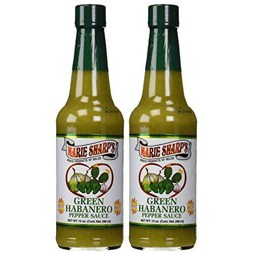 Marie Sharp’s Green Habanero Pepper Sauce 10 Ounce - Pack 2
