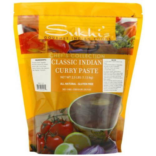 Sukhi’s Gourmet Indian Foods Curry Paste, Classic Indian, 2.5 Pound