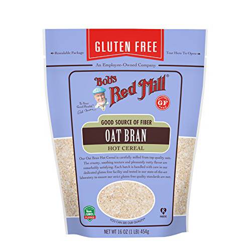 Bob’s Red Mill Gluten Free Oat Bran, 16-ounce (Pack of 4)