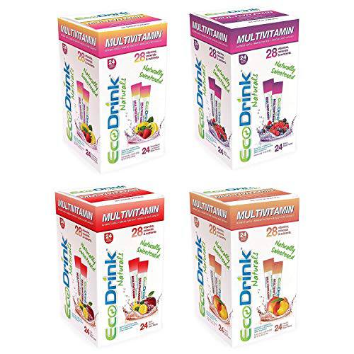 Eco-Drink Bulk Variety Pack| 4 Flavors | 96 Packets