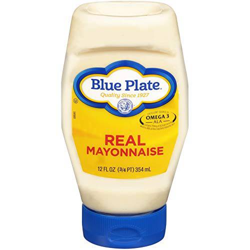 Blue Plate Real Mayonnaise, 12 Ounce Squeeze 6 Count(Pack of 1)