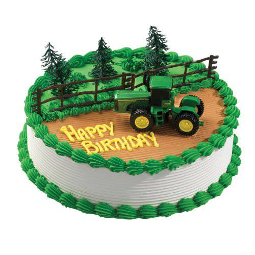 John Deere Party Cake Decoration Kit Tractor Style